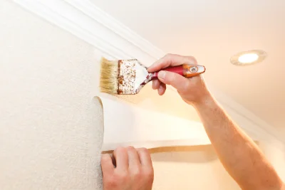 Pose de papier peint à Momerstroff — revêtements muraux et toiles de verre